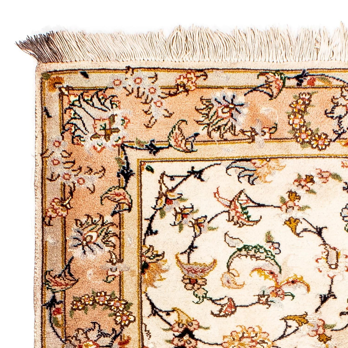 Persisk matta - Tabriz - Royal - 114 x 76 cm - beige