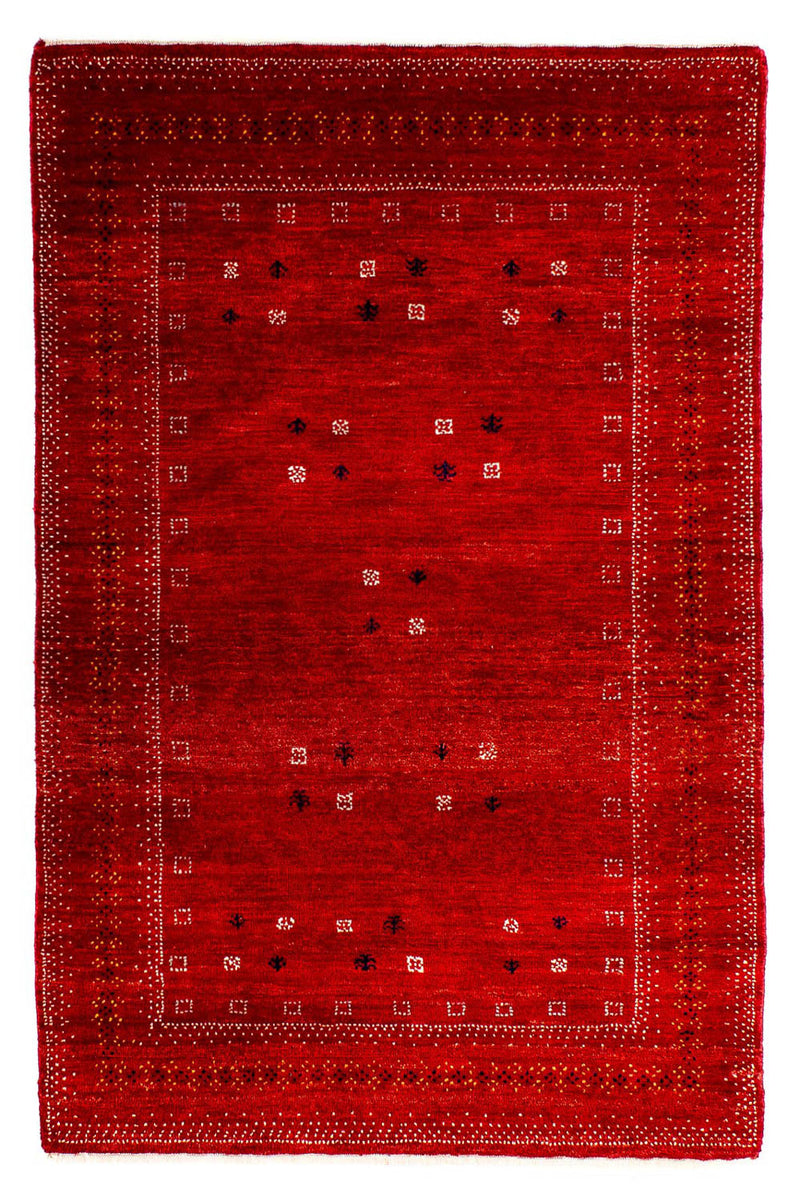 Gabbeh-matta - Loribaft Persian - 120 x 80 cm - mörkröd