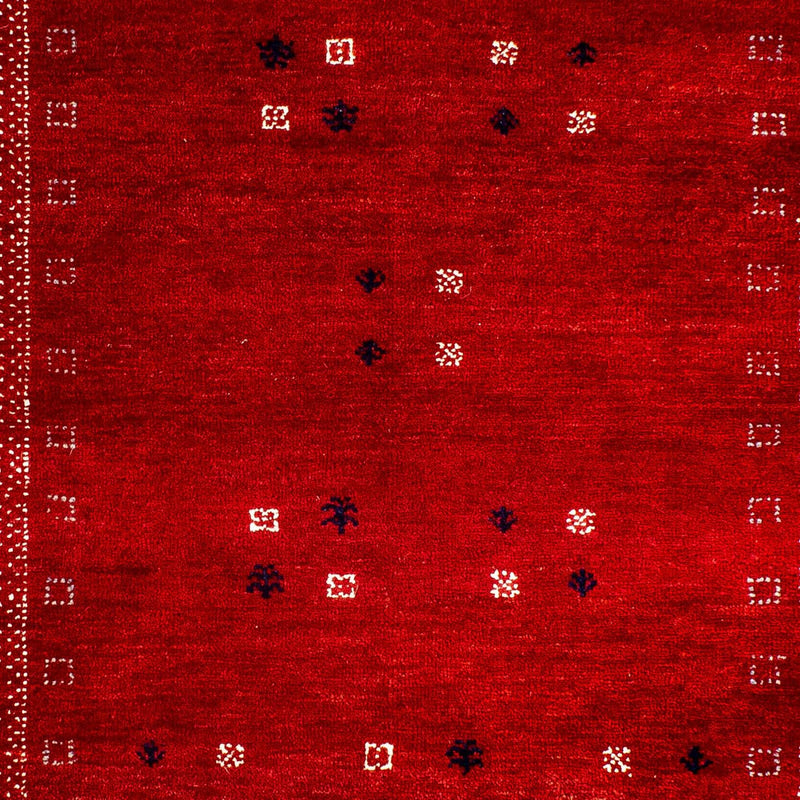 Gabbeh-matta - Loribaft Persian - 120 x 81 cm - mörkröd