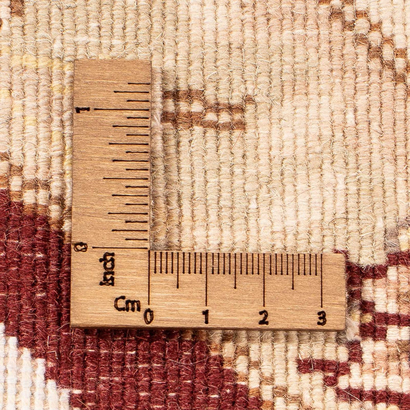 Persisk matta - Tabriz - Royal runt  - 204 x 204 cm - mörkröd