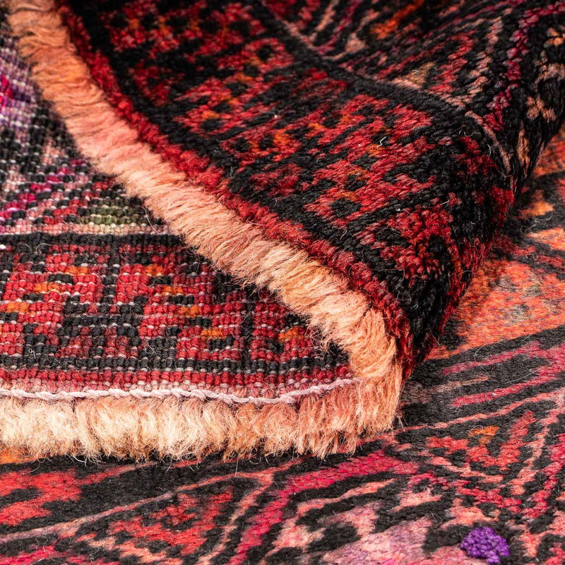 Persisk matta - Nomadic - 90 x 72 cm - mörkröd