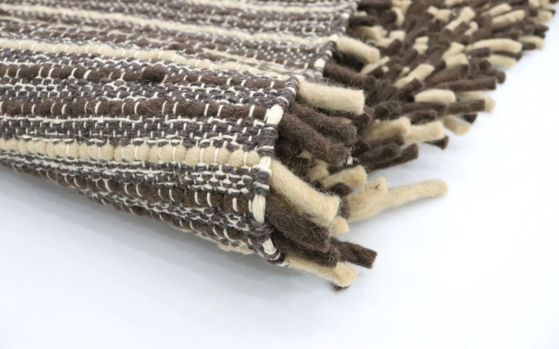 Hög luggmatta - 200 x 124 cm - flerfärgad