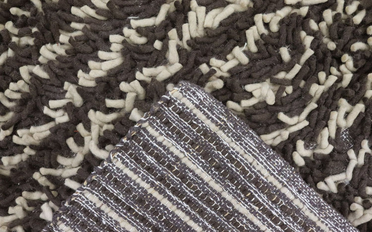 Hög luggmatta - 200 x 124 cm - flerfärgad