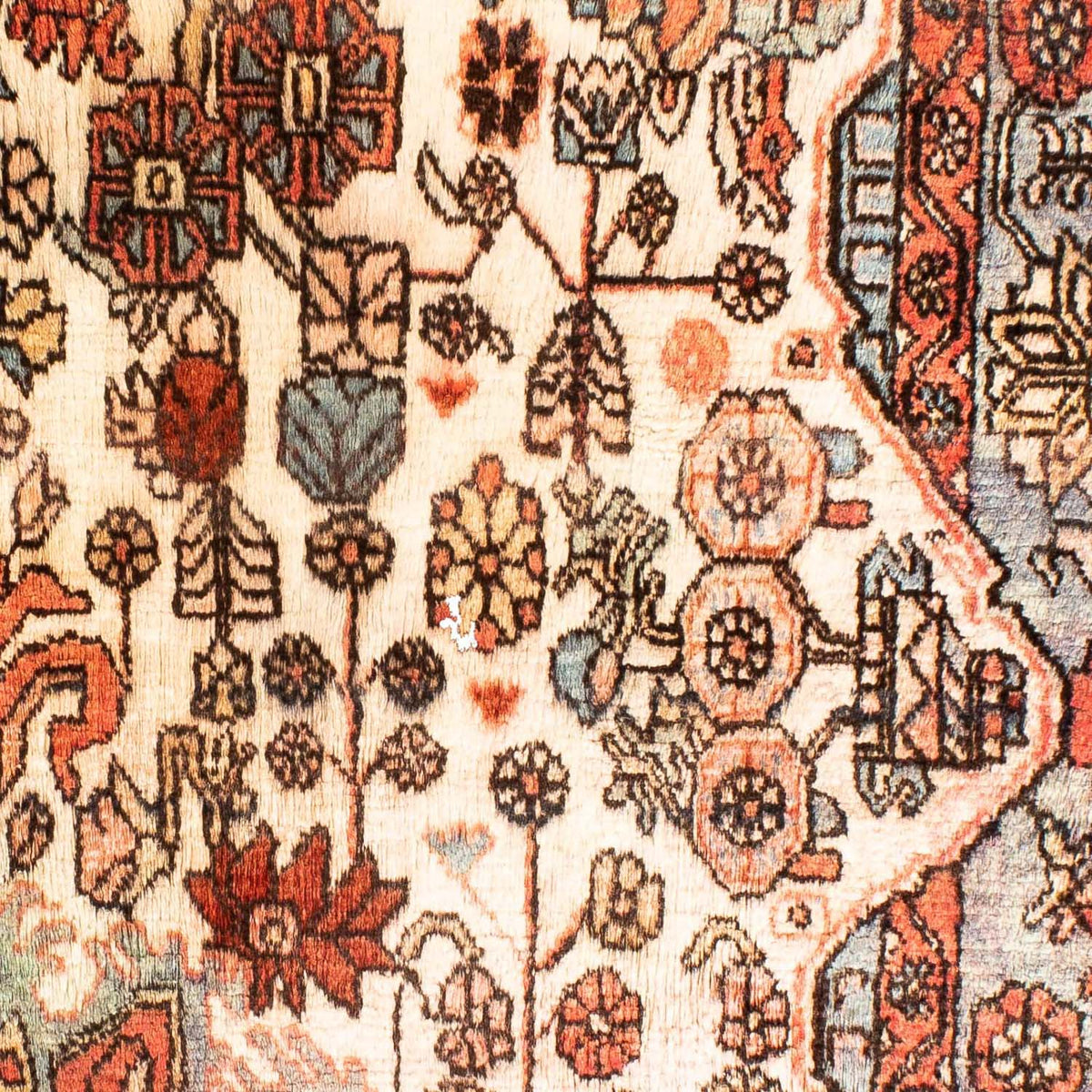 Persisk matta - Nomadic - 131 x 88 cm - beige