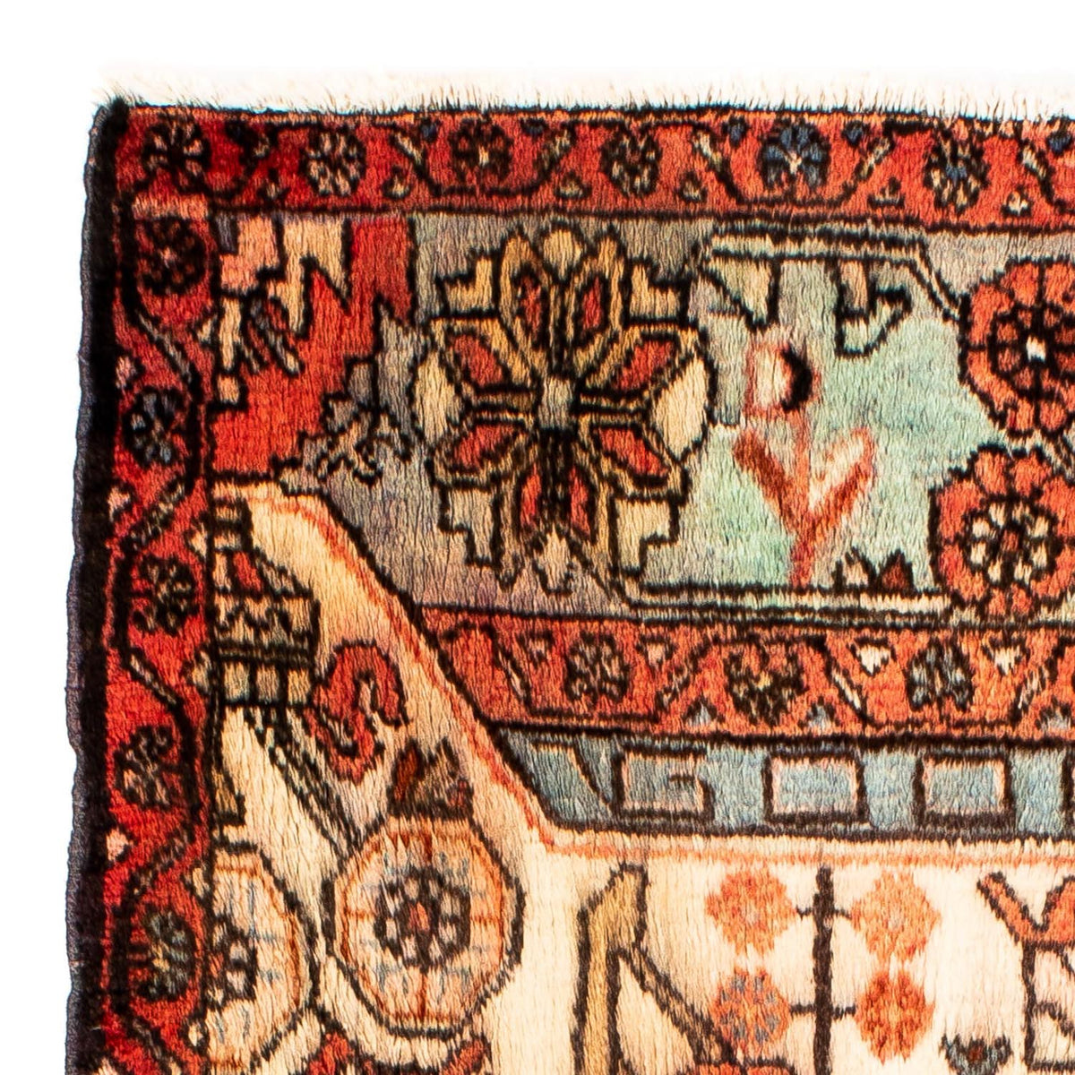 Persisk matta - Nomadic - 131 x 88 cm - beige