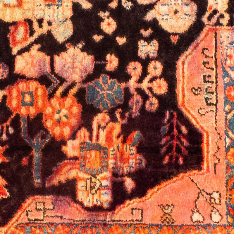 Persisk matta - Nomadic kvadrat  - 100 x 85 cm - ljusröd