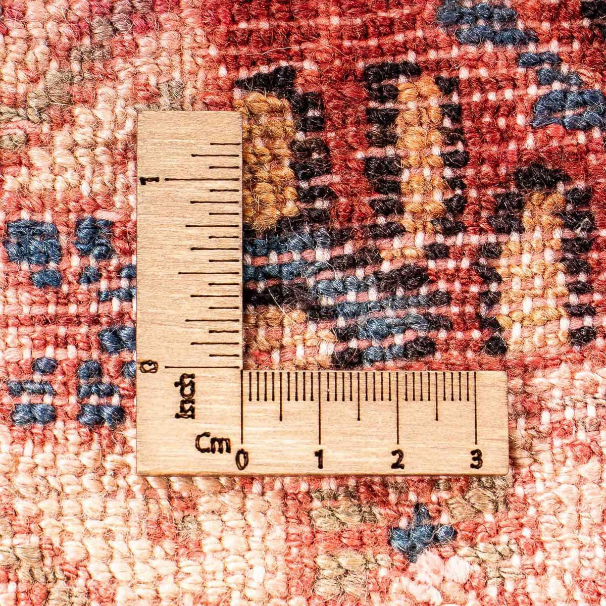 Persisk matta - Nomadic kvadrat  - 100 x 85 cm - ljusröd