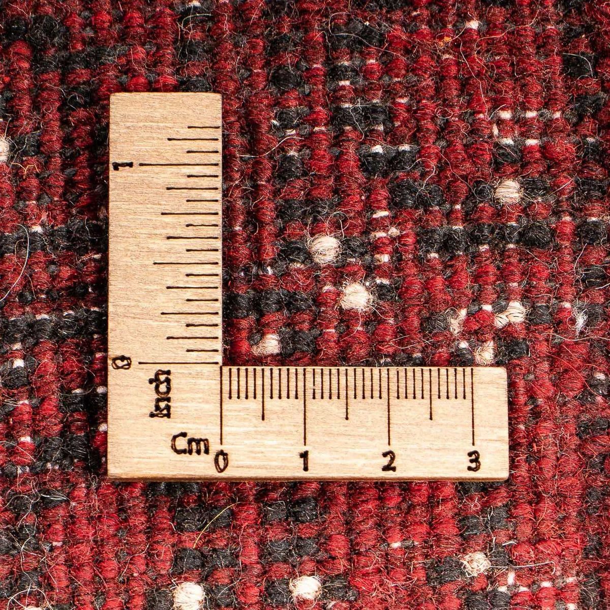 Afghansk matta - Filpa - 90 x 60 cm - mörkröd