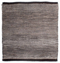 Kelim matta - trendig kvadrat  - 67 x 64 cm - flerfärgad