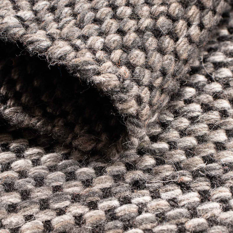 Kelim matta - trendig kvadrat  - 67 x 64 cm - flerfärgad