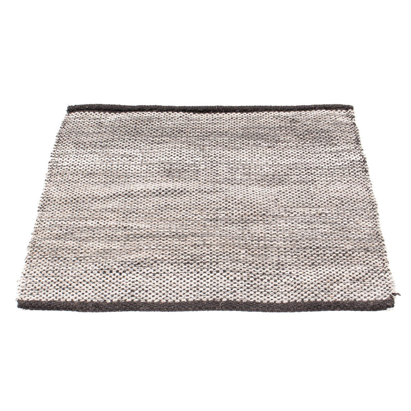 Kelim matta - trendig kvadrat  - 67 x 64 cm - flerfärgad