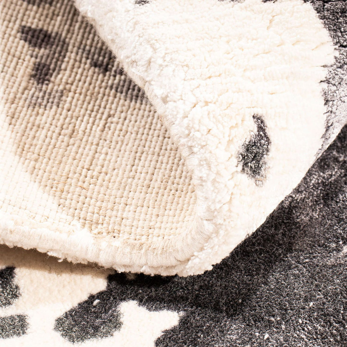 Viskosmatta kvadrat  - 70 x 70 cm - beige