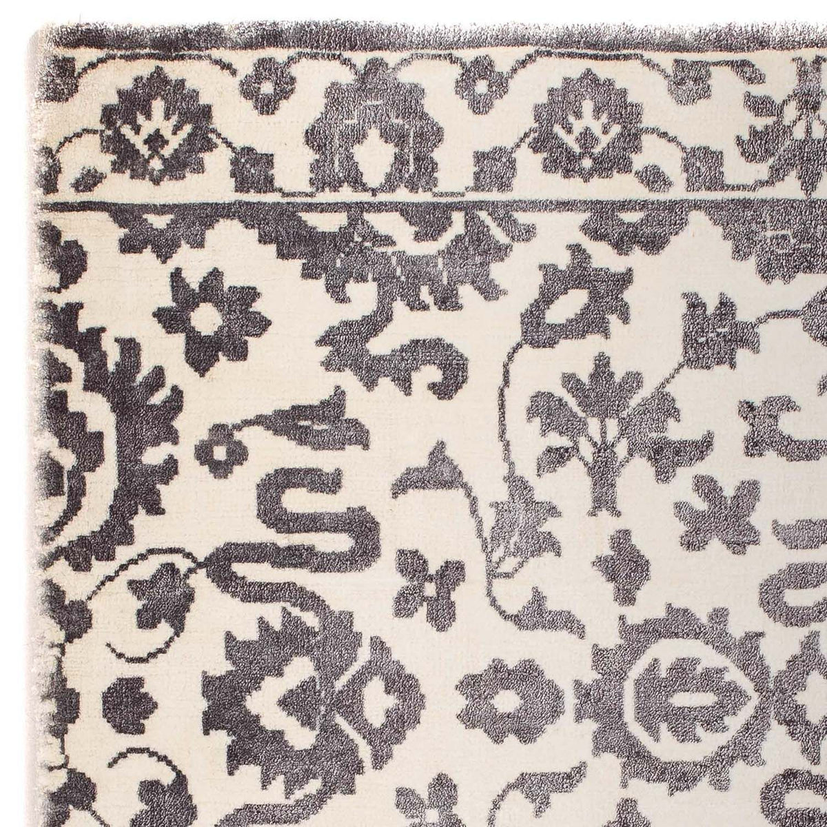 Viskosmatta kvadrat  - 70 x 70 cm - ljusgrå