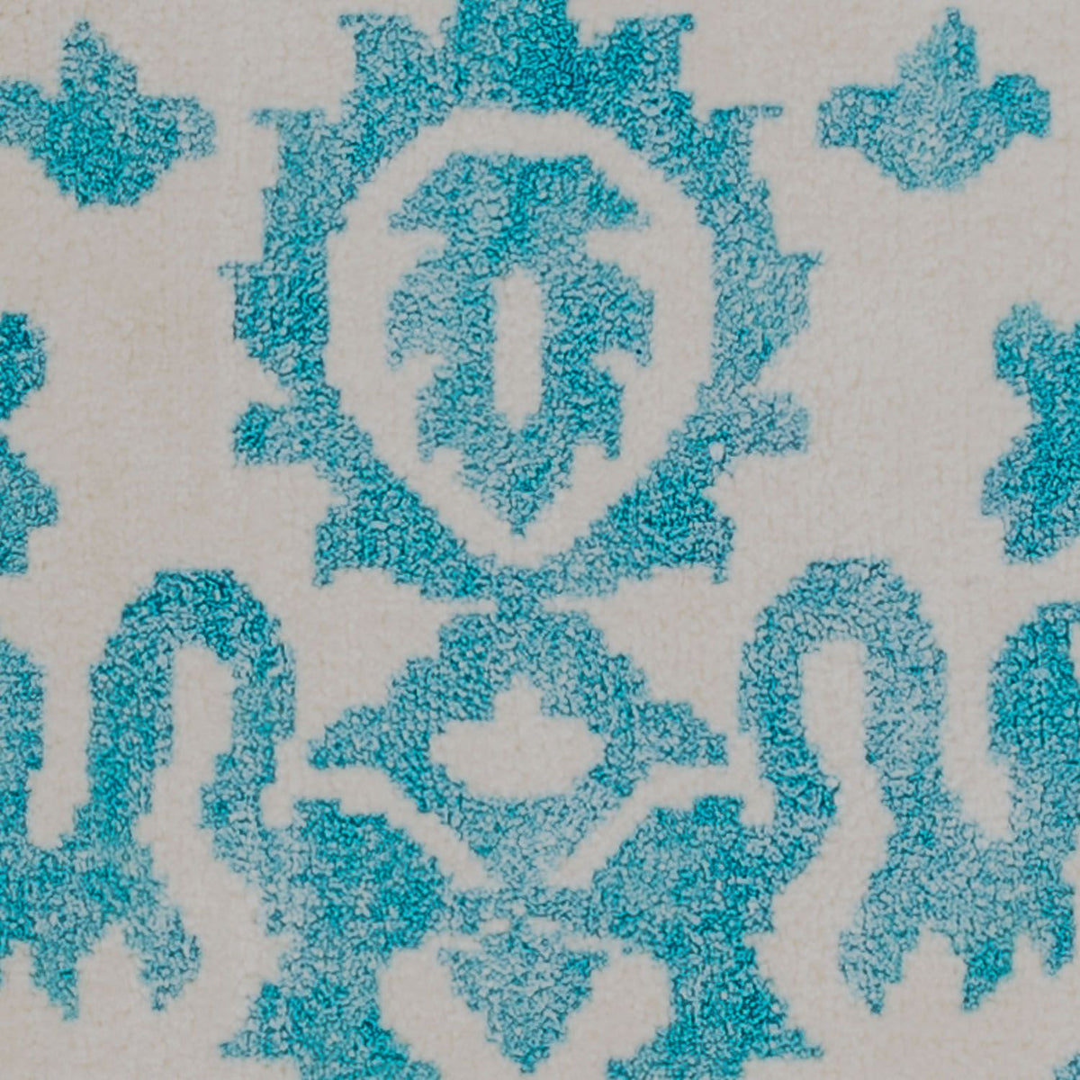 Viskosmatta kvadrat  - 70 x 70 cm - turkos