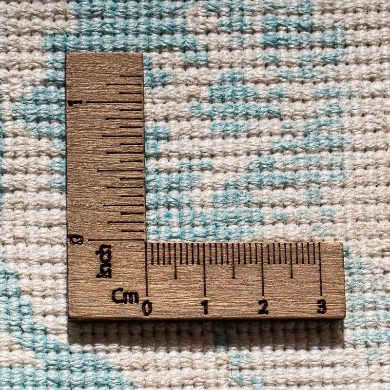 Viskosmatta kvadrat  - 70 x 70 cm - turkos