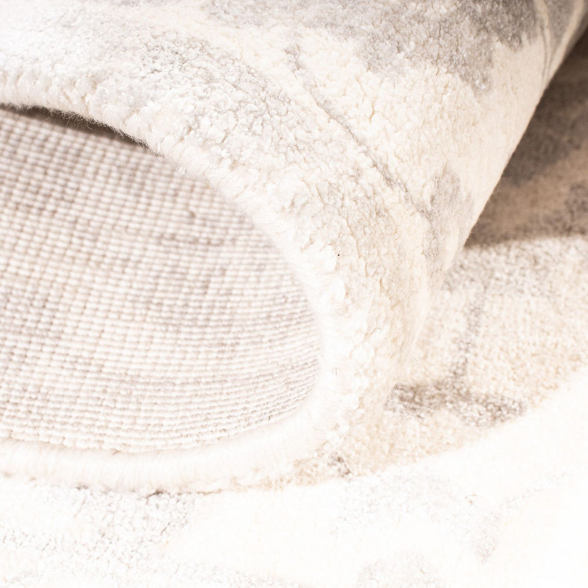 Viskosmatta kvadrat  - 70 x 70 cm - ljusbrun