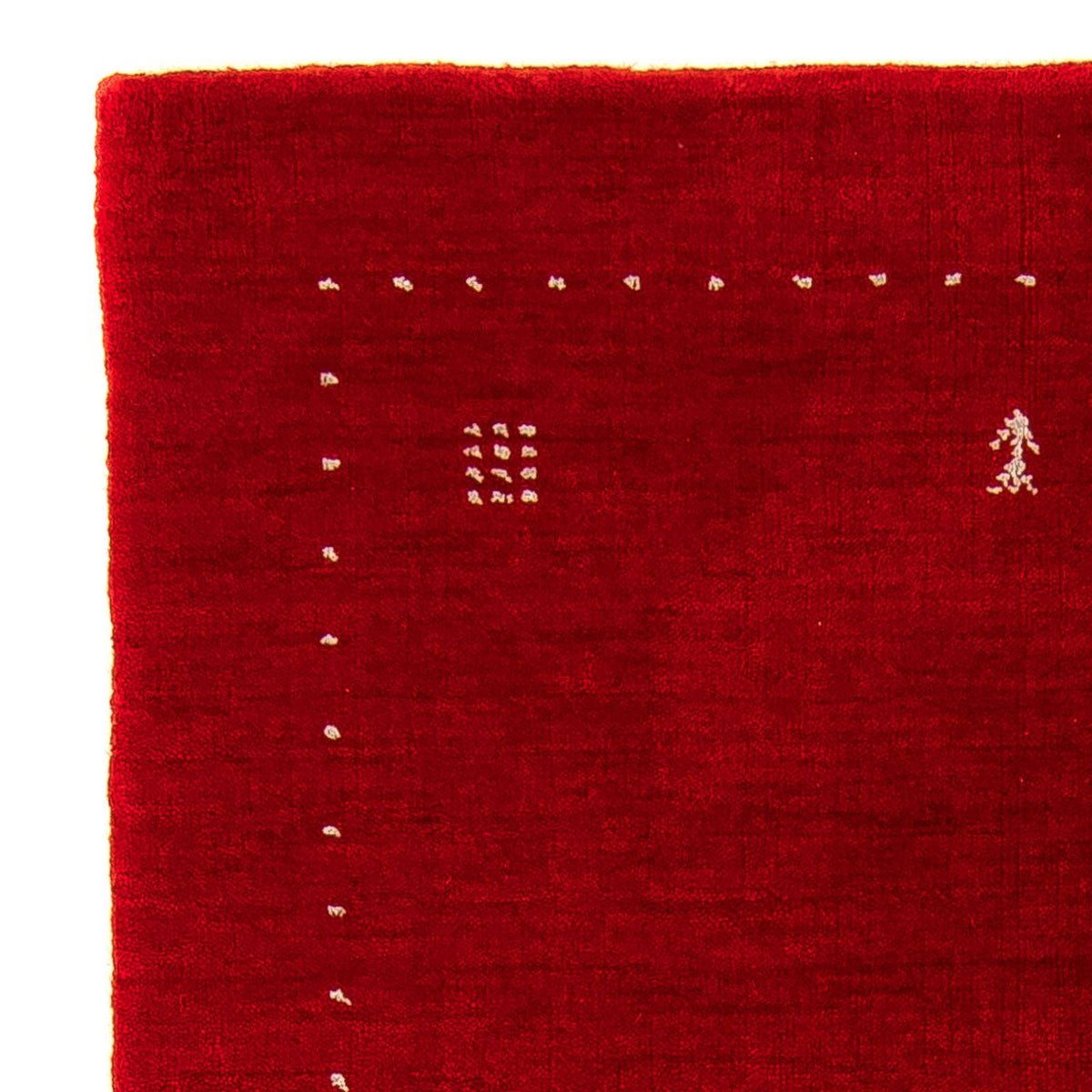 Gabbeh matta - Loribaft Softy - 142 x 74 cm - flerfärgad