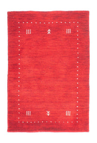 Gabbeh-matta - Indus - 90 x 60 cm - röd