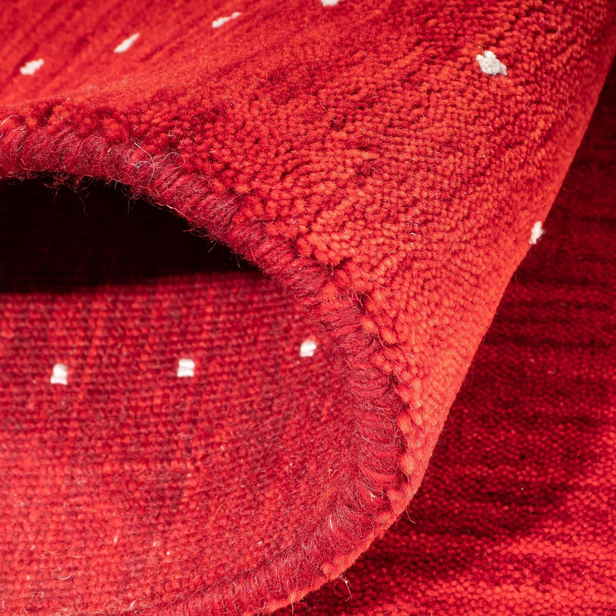 Gabbeh-matta - Indus - 90 x 60 cm - röd