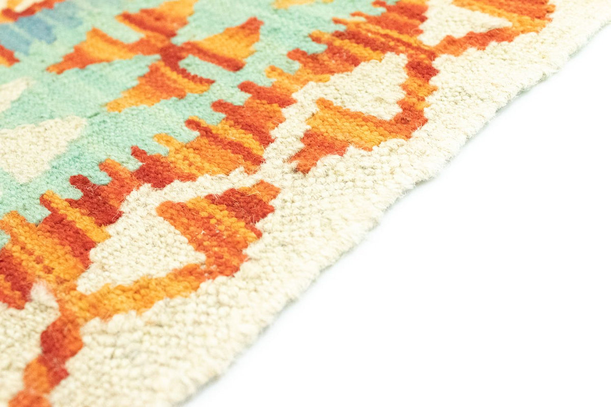 Runner Kelim Carpet - orientalisk matta - 200 x 68 cm - färgad