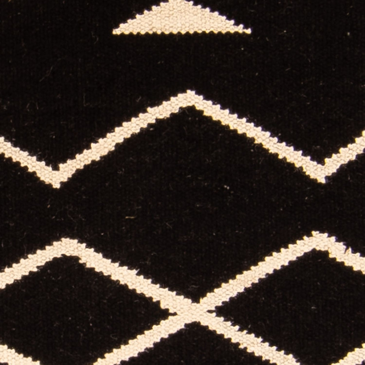 Kelim matta - trendig - 160 x 80 cm - mörkblå