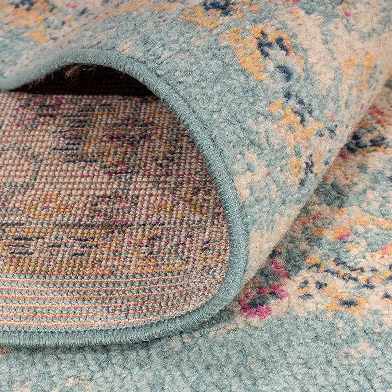 Modern matta - 288 x 200 cm - ljusblå