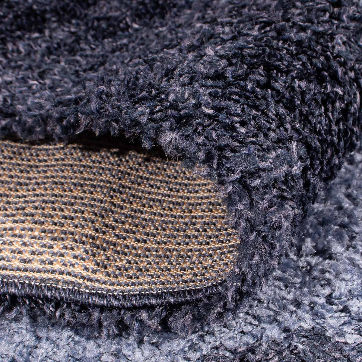 Hög luggmatta - 170 x 120 cm - mörkblå