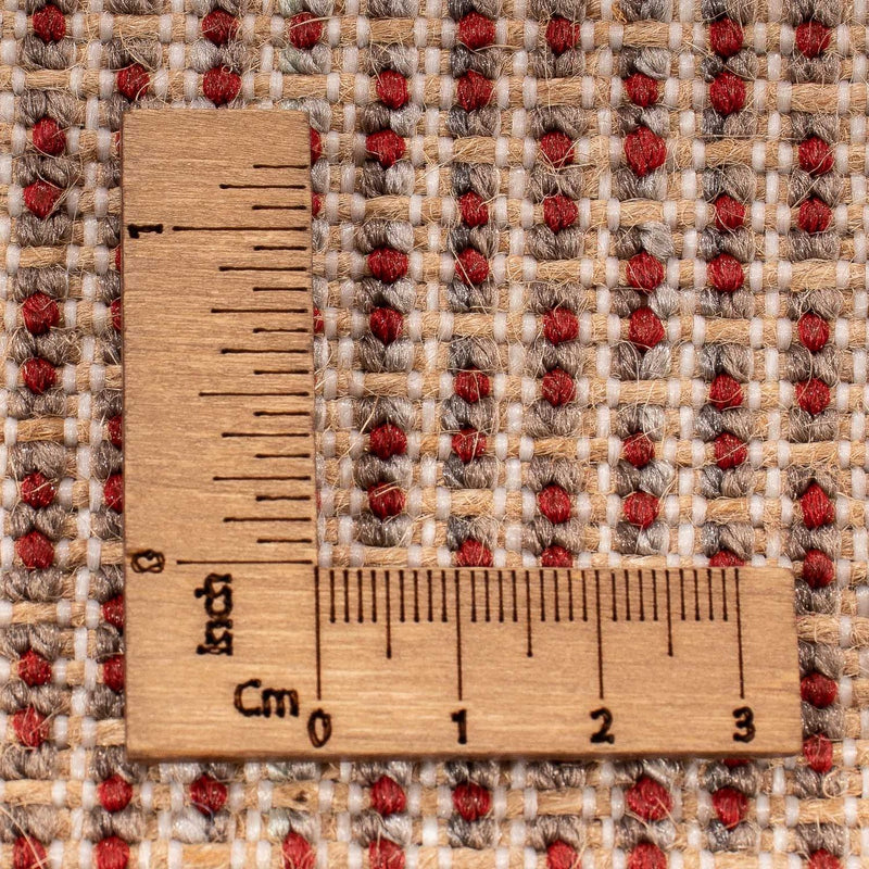 Hög luggmatta - 290 x 200 cm - mörkröd