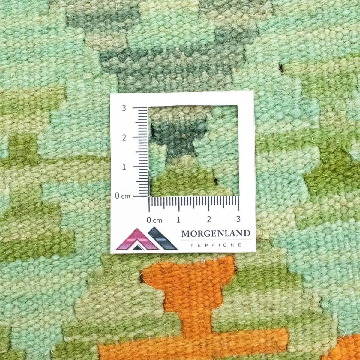 Runner Kelim Carpet - orientalisk matta - 197 x 64 cm - färgad