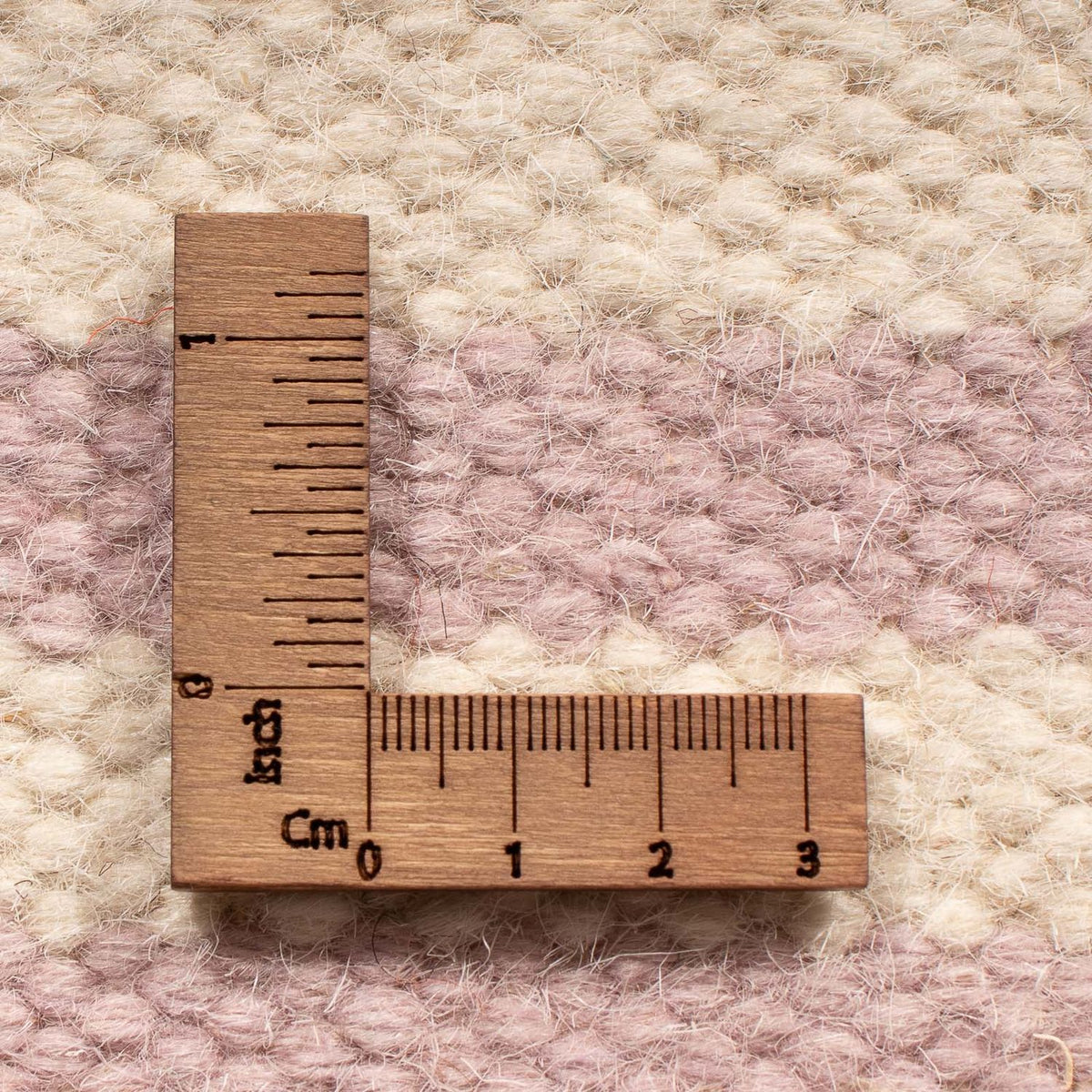 Kelim matta - trendig - 91 x 60 cm - beige