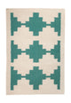 Modern kilim Mattan 90x60cm - Ullmatta