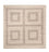Kelim matta - trendig kvadrat  - 60 x 60 cm - beige