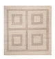 Modern kilim Mattan 60x60cm - Ullmatta