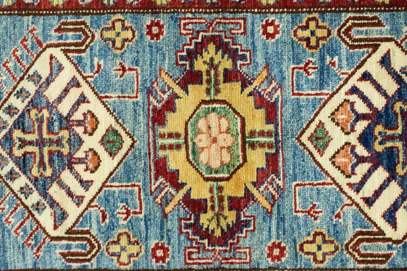 Ziegler Carpet - Kazak - 132 x 79 cm - ljusblå