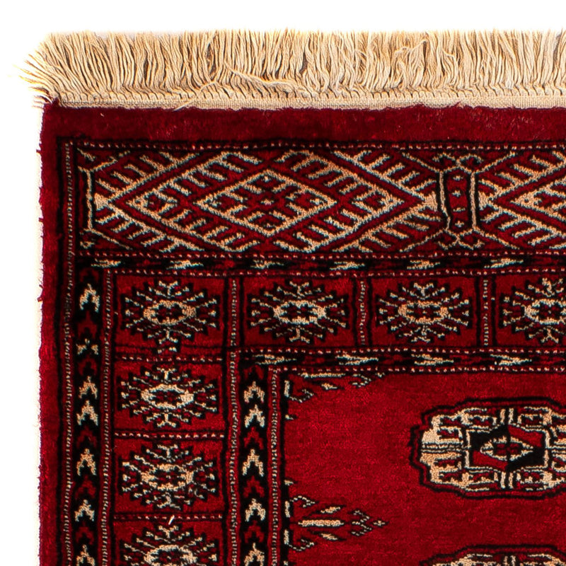 Pakistanska mattan - 115 x 78 cm - mörkröd