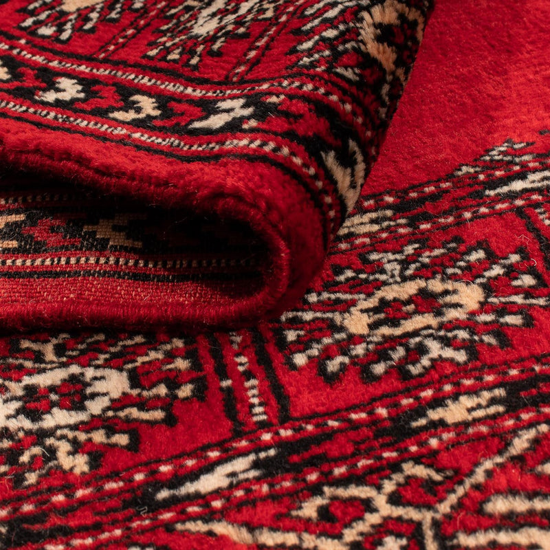 Pakistanska mattan - 115 x 78 cm - mörkröd