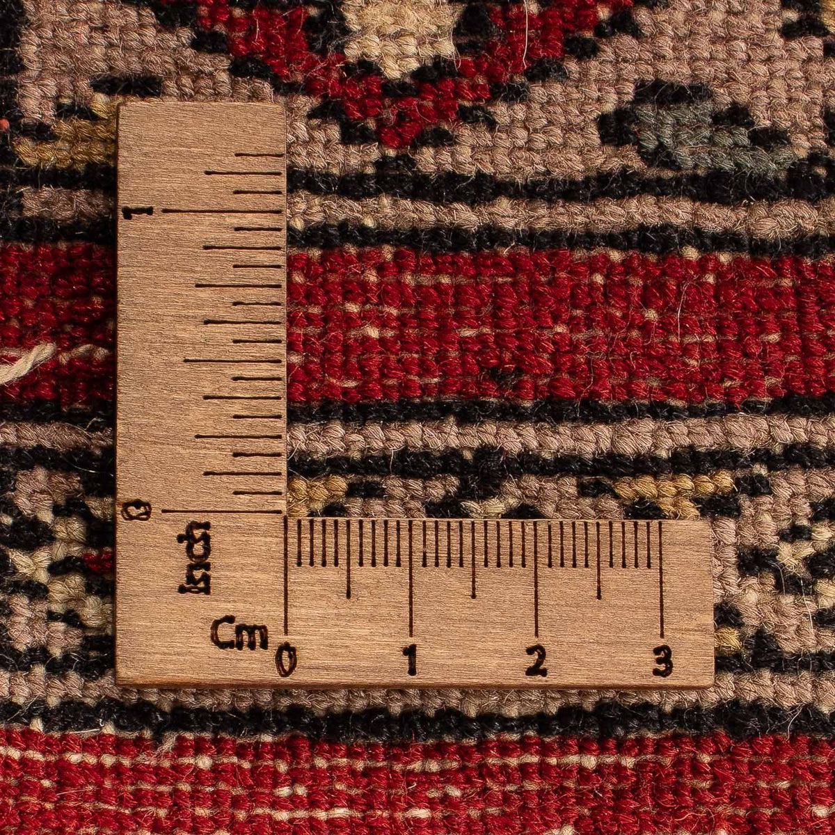 Runner Pakistanska mattan - 192 x 64 cm - mörkröd