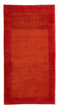 Gabbeh-matta - Indus - 142 x 74 cm - mörkröd
