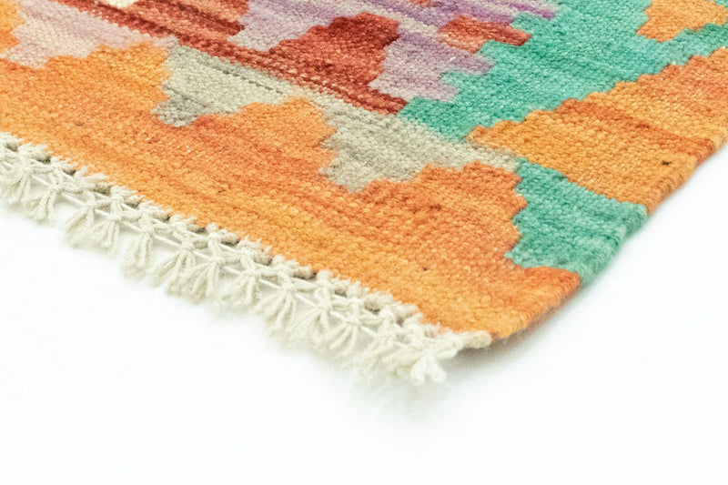 Kelim Carpet - orientalisk matta - 152 x 102 cm - orange