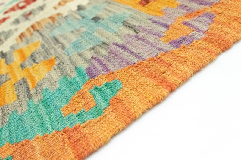 Kelim Carpet - orientalisk matta - 152 x 102 cm - orange