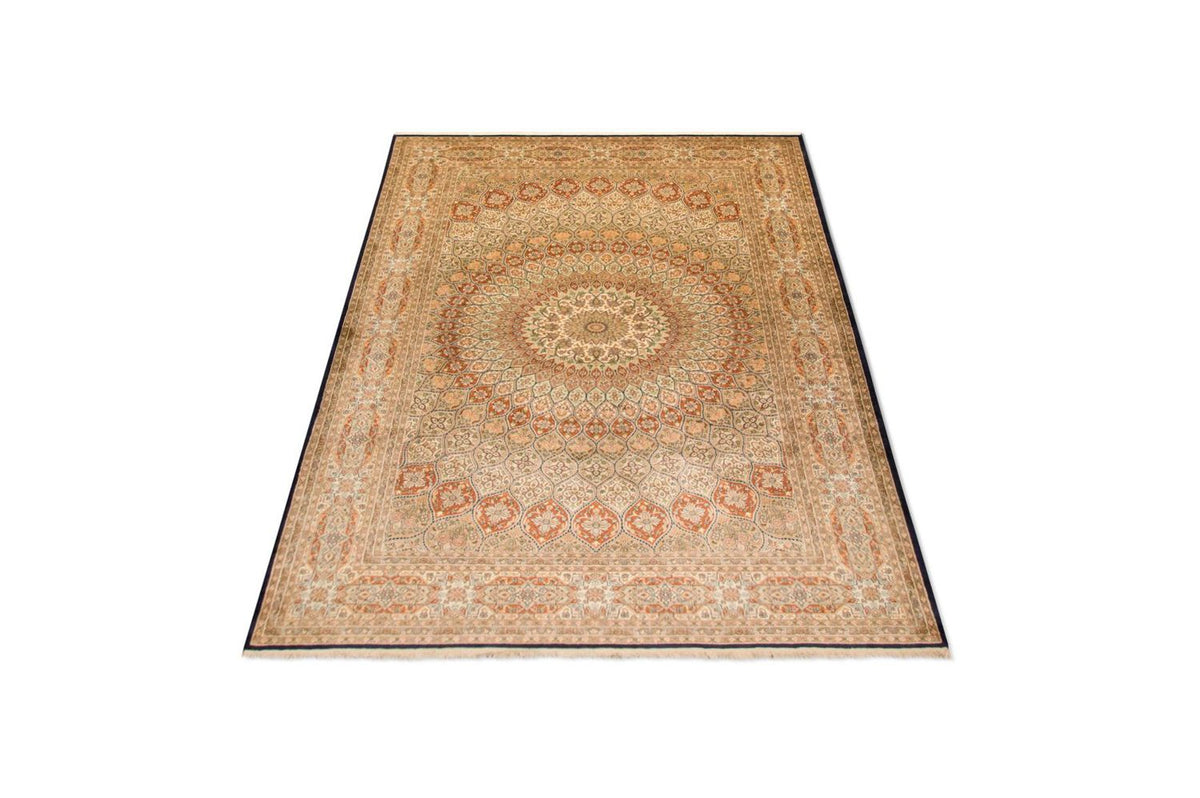 Sidenmatta - Kashmir Silk - 287 x 197 cm - flerfärgad