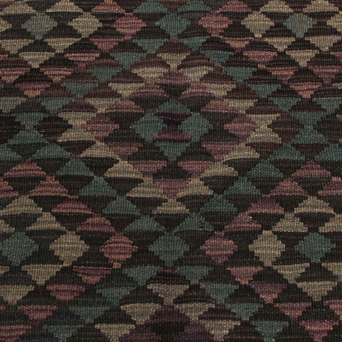 Kelim Carpet - Splash - 201 x 163 cm - flerfärgad