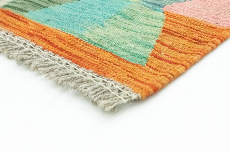 Kelim Carpet - orientalisk matta - 250 x 177 cm - färgad