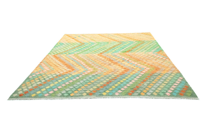 Kelim Carpet - orientalisk matta - 299 x 250 cm - färgad