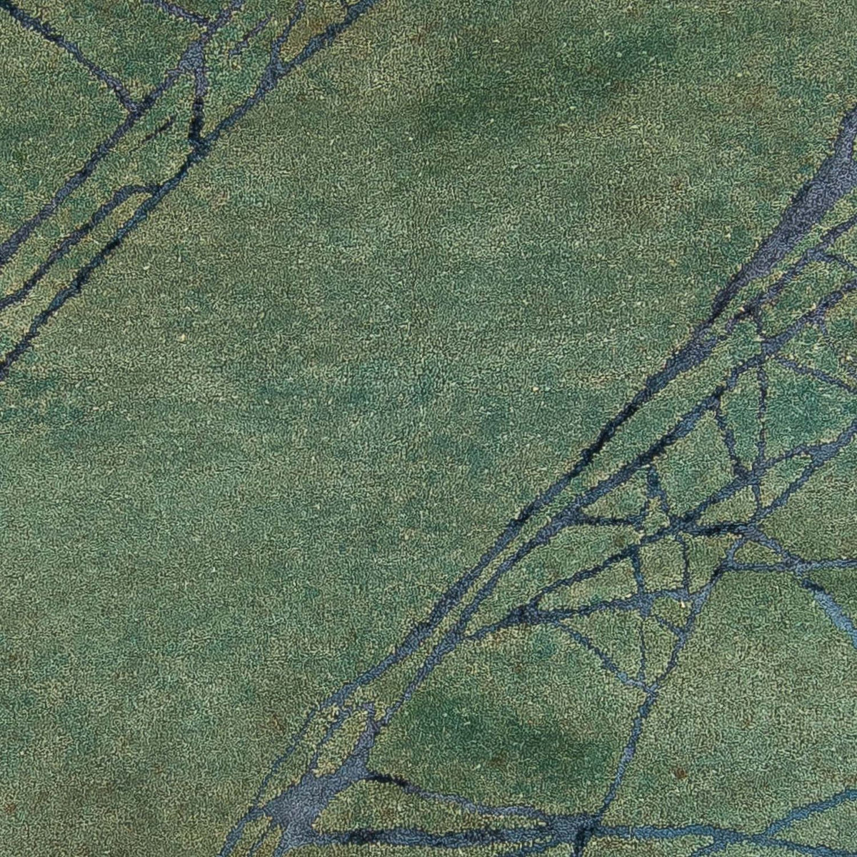 Ullmatta - 247 x 147 cm - grön