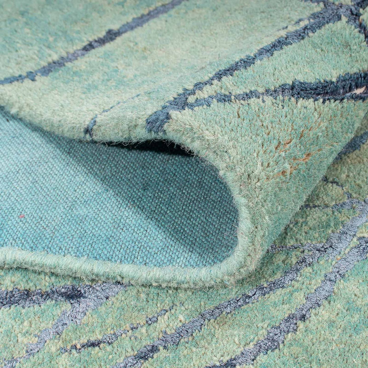 Ullmatta - 247 x 147 cm - grön