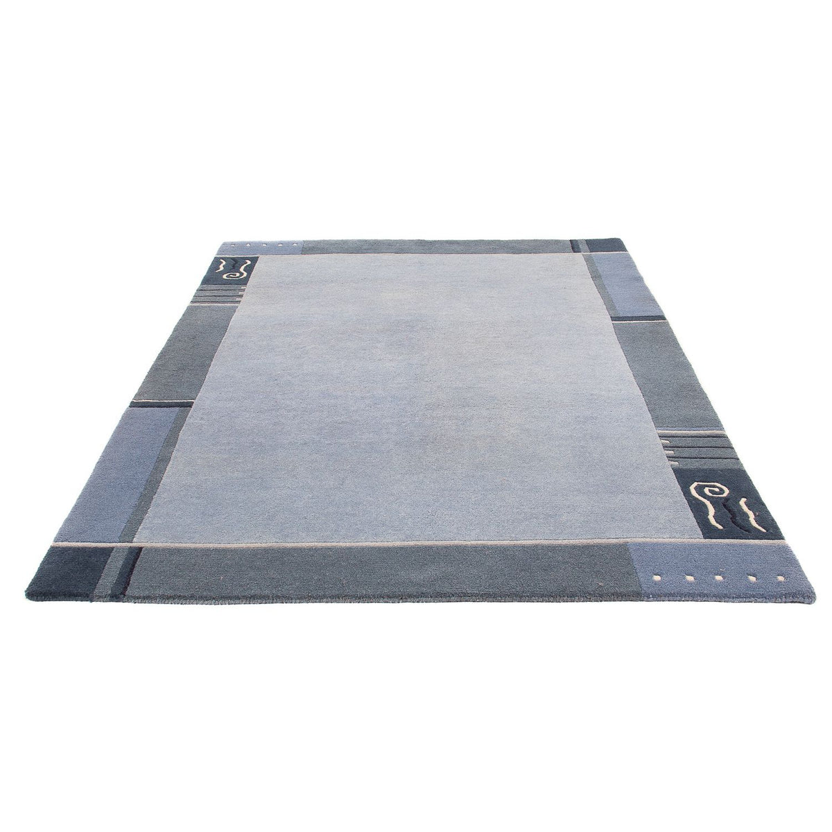 Nepal mattan - 240 x 170 cm - ljusblå