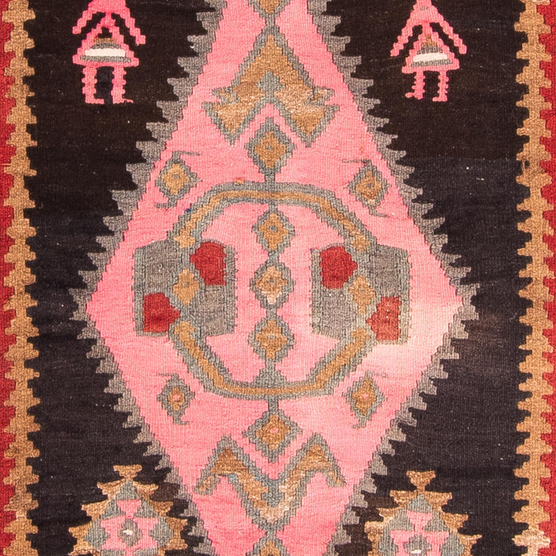 Runner Kelim-matta - gammal - 360 x 145 cm - flerfärgad