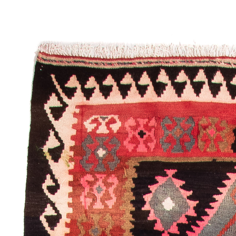 Runner Kelim-matta - gammal - 360 x 145 cm - flerfärgad