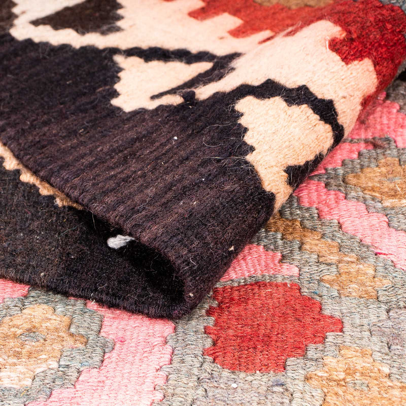 Runner Kelim-matta - gammal - 360 x 145 cm - flerfärgad